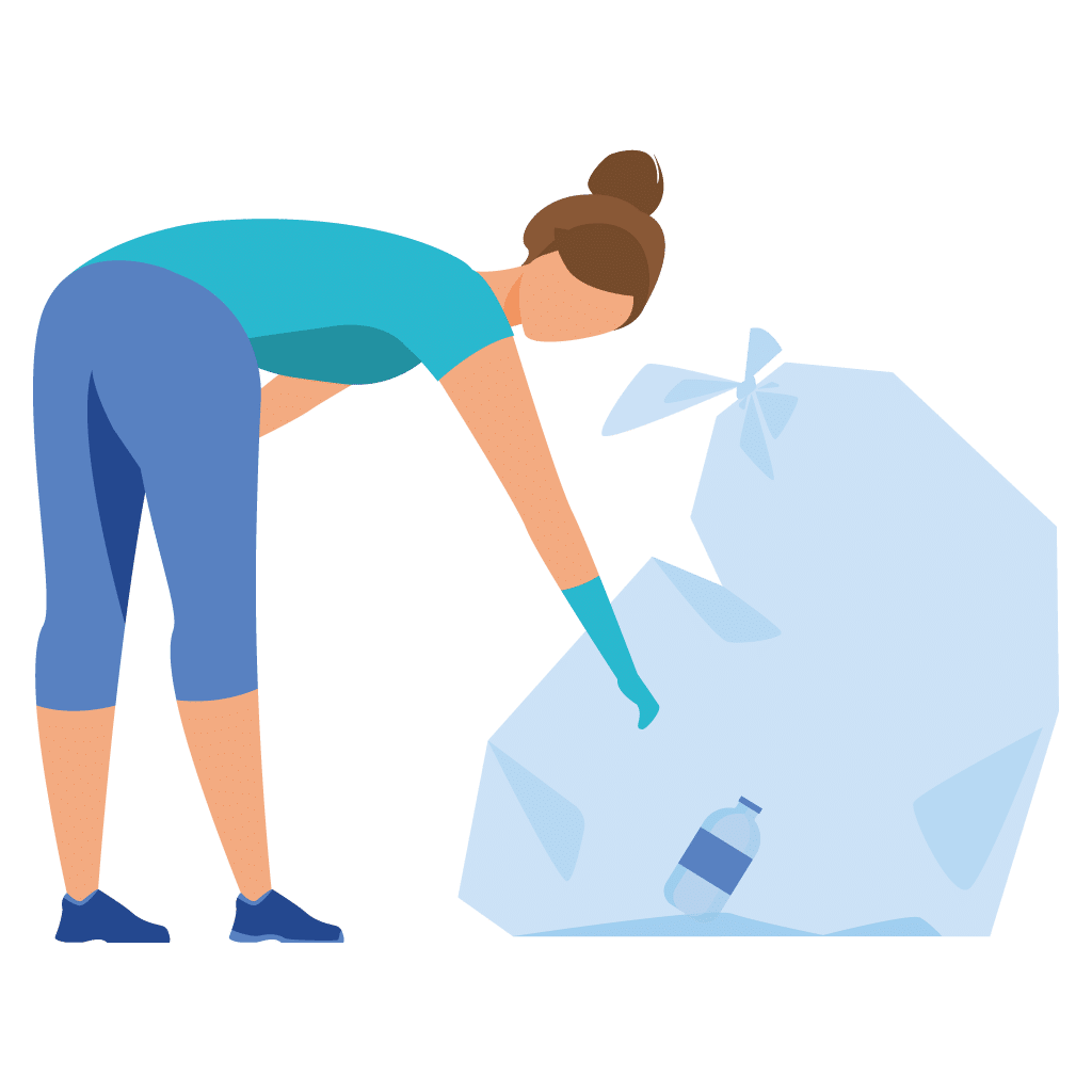 Illustration collecte des déchets