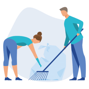 Illustration ramassage des déchets - MMH Propreté